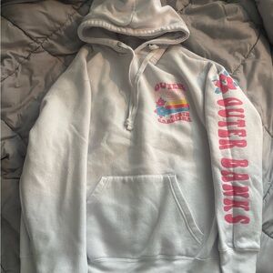 Outer Banks White Hoodie
